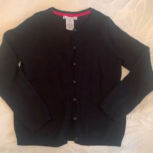 Buttoned Black Cardigan